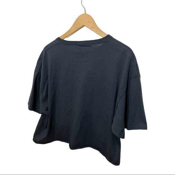 FASHION NOVA BLACK GRAPHIC ROSE CROP SS TEE - Picture 9 of 15